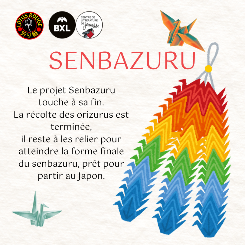Annonce pour un atelier d'assemblage de Senbazuru
